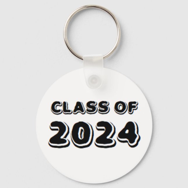 class of 2024 key ring (Front)