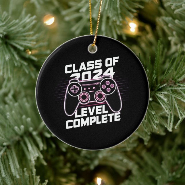 Class Of 2024 Level Complete Senior Graduation Ceramic Tree Decoration (Tree)