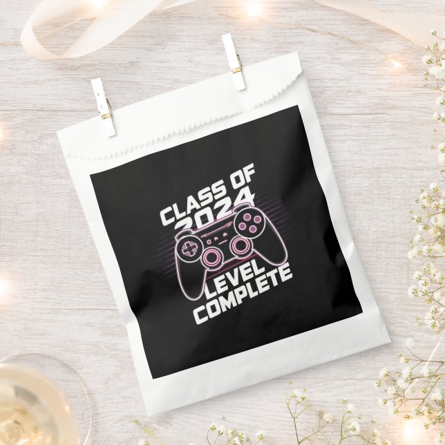 Class Of 2024 Level Complete Senior Graduation Favour Bags (Clipped)