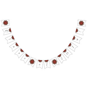 Class of 2024! Mandala in red Bunting