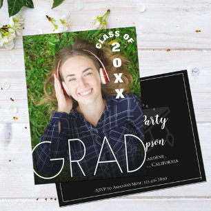 Class Of 2024 Photo Graduate Announcement Postcard