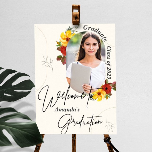 Class of 2024  Photo Graduation Party Welcome Poster (Creator Uploaded)