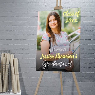 Class of 2024 Photo Graduation Party Welcome Poster