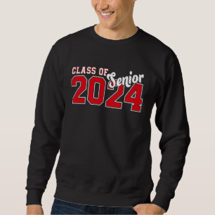 Class of 2024 Senior 24 High School Graduation Par Sweatshirt