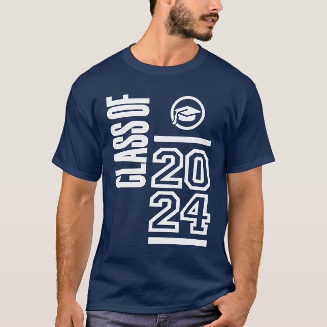 Class of 2024 - Senior Graduation School T-Shirt (Front)
