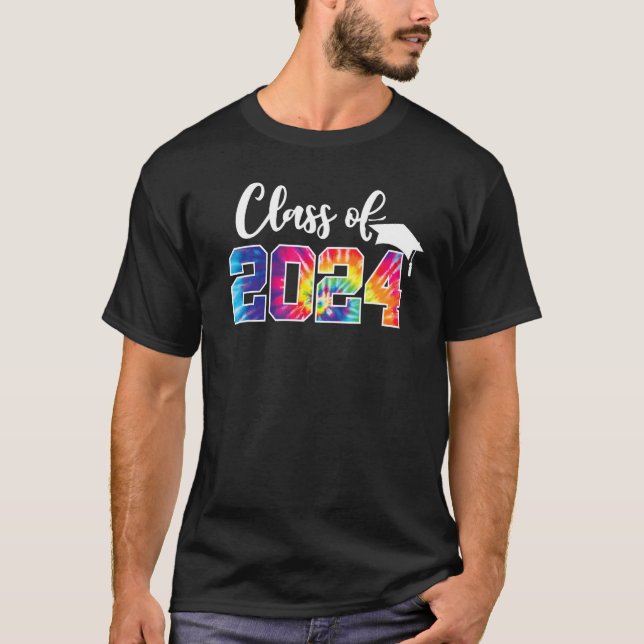 Class of 2024 Shirt High School Senior Graduation  (Front)