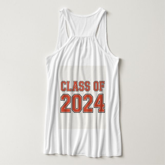 Class Of 2024  Singlet (Design Back)