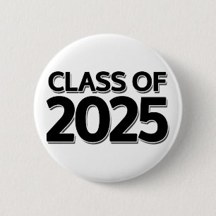 Class of 2025 6 cm round badge
