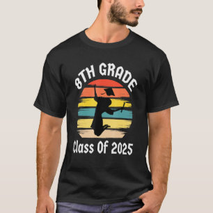 Class Of 2025 8th Grade Graduation For Girls 2 T-Shirt