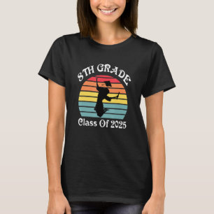 Class Of 2025 8th Grade Graduation For Girls 3 T-Shirt