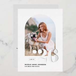 Class of 2025 Arch Photo Graduation Silver