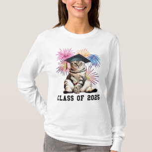 Class of 2025 Cat Lover T-Shirt