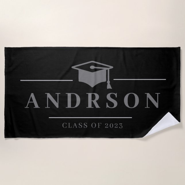 class of 2025, class of 2026 graduation  beach towel (Front)