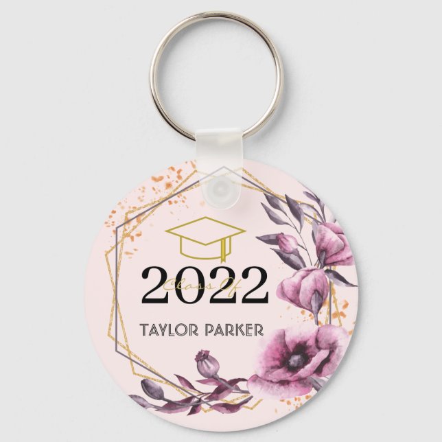 class of 2025, class of 2026 graduation  key ring (Front)
