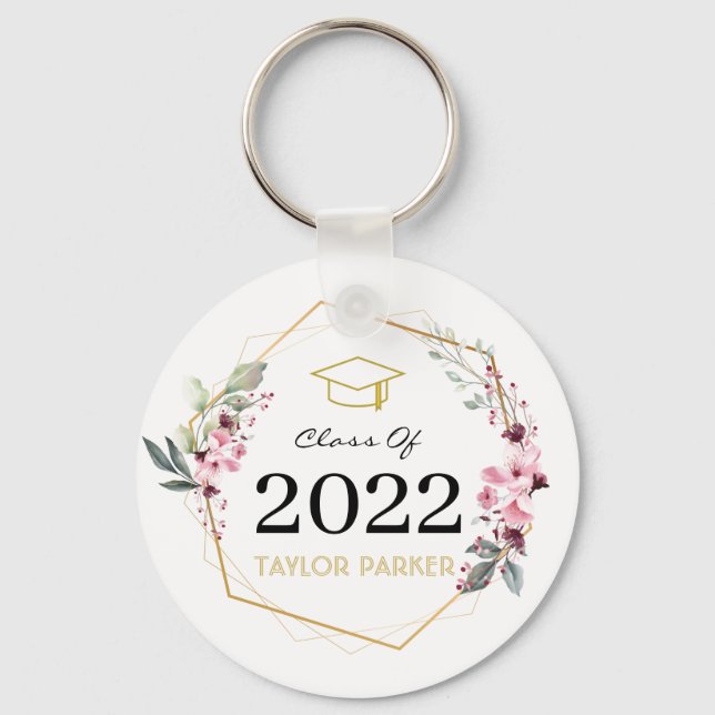 class of 2025, class of 2026 graduation  key ring (Front)