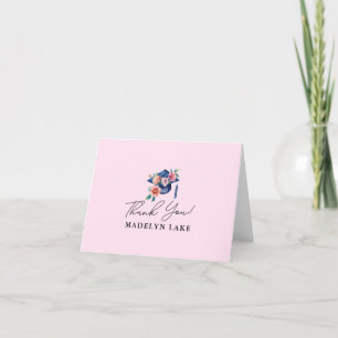 Class of 2025 Floral Graduation Thank You Card