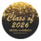 Class of 2025 Gold Glitter Glam Sparkle Graduation