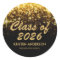 Class of 2025 Gold Glitter Glam Sparkle Graduation