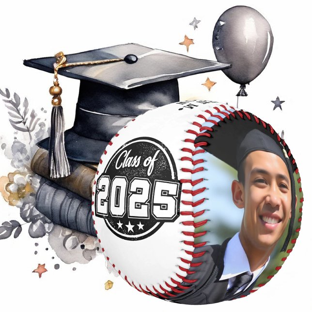 Class of 2025 Graduate Custom Photo Baseball (Creator Uploaded)