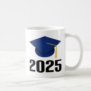 Class of 2025 Graduate Hat Gift Coffee Mug