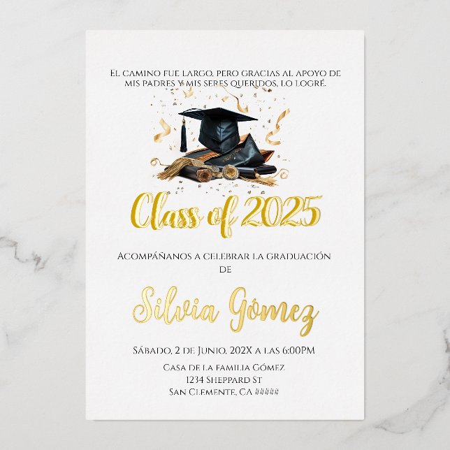 Class of 2025 graduation (Front)