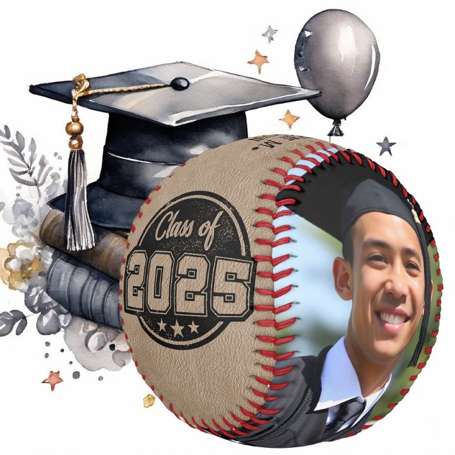 Class of 2025 Graduation Custom Photo Baseball (Creator Uploaded)