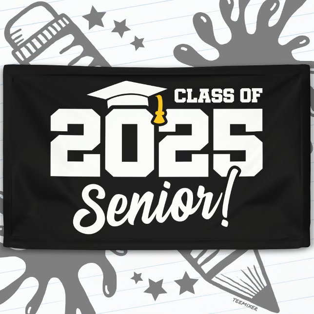 Class of 2025 Graduation Graduate Senior 2025 Banner (Creator Uploaded)