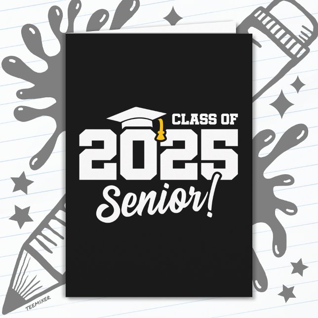 Class of 2025 Graduation Graduate Senior 2025 Card (Creator Uploaded)