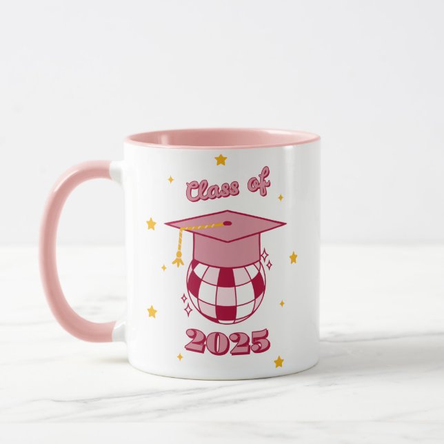 Class of 2025 Graduation Mug – Custom Year Gift (Left)