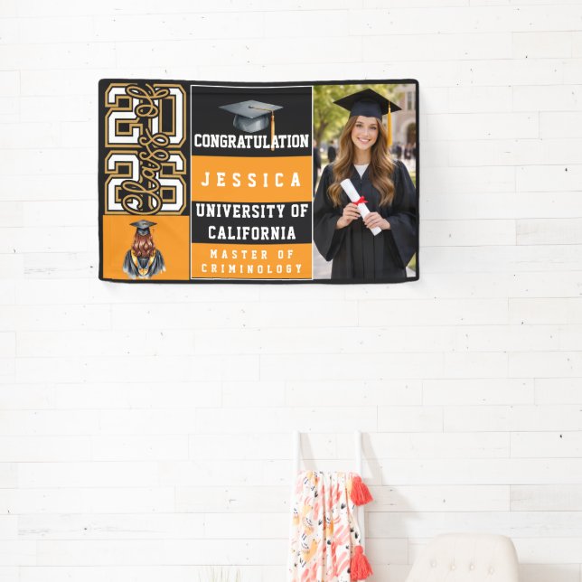 Class of 2025 Graduation Personalised Banner (Insitu)