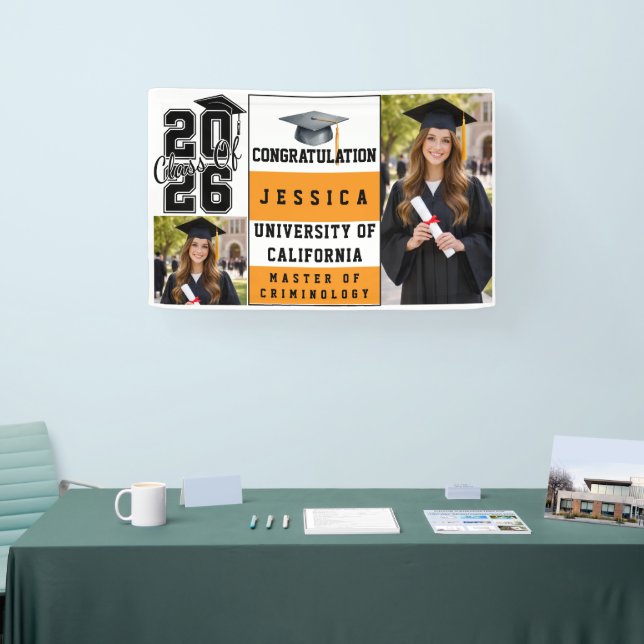 Class of 2025 Graduation Personalized Banner (Tradeshow)