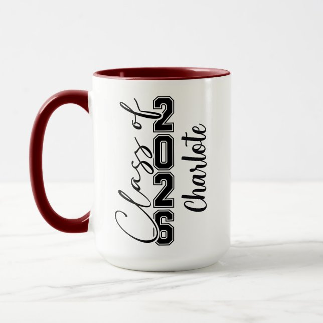 Class of 2025 Graduation Personalized Photo Mug (Left)