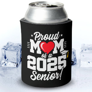 Class of 2025 Graduation Proud Mum of Senior 2025 Can Cooler