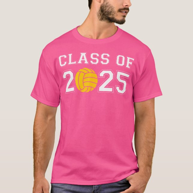 Class Of 2025 Graduation Waterpolo Senior 2023 Wat T-Shirt (Front)