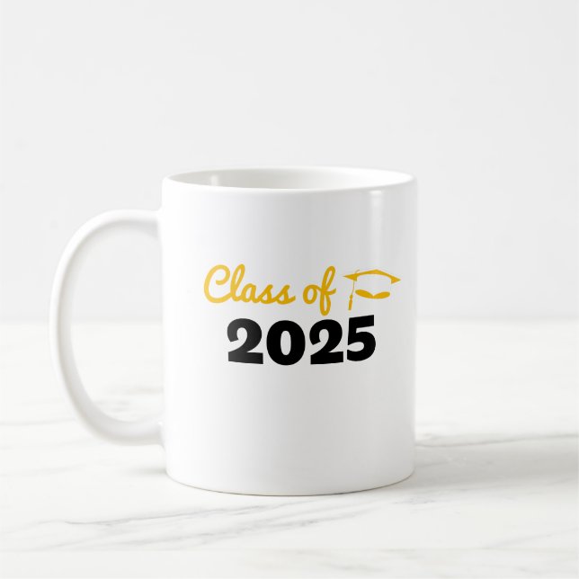 Class of 2025 Graduation Year Coffee Mug (Left)