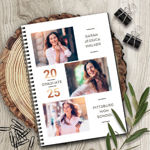 Class of 2025 High School Graduation Notebook