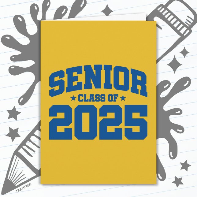Class of 2025 High School Graduation Senior 2025 Card (Creator Uploaded)