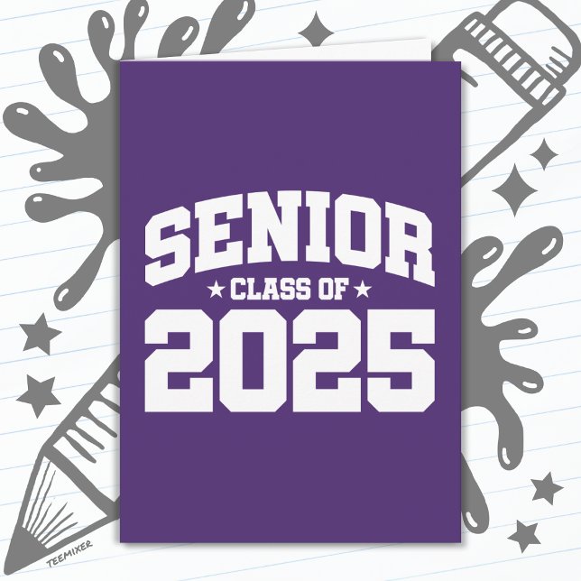 Class of 2025 High School Graduation Senior 2025 Card (Creator Uploaded)
