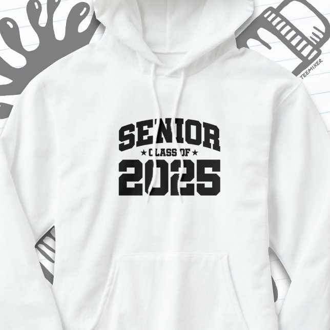 Class of 2025 High School Graduation Senior 2025 Hoodie (Creator Uploaded)
