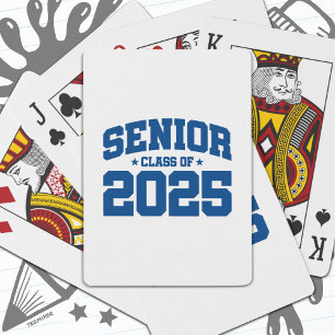 Class of 2025 High School Graduation Senior 2025 Playing Cards