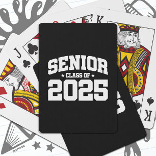 Class of 2025 High School Graduation Senior 2025 Playing Cards