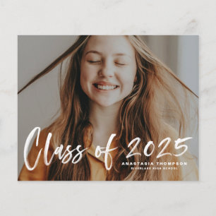 Class of 2025 Lettering Graduation Announcement