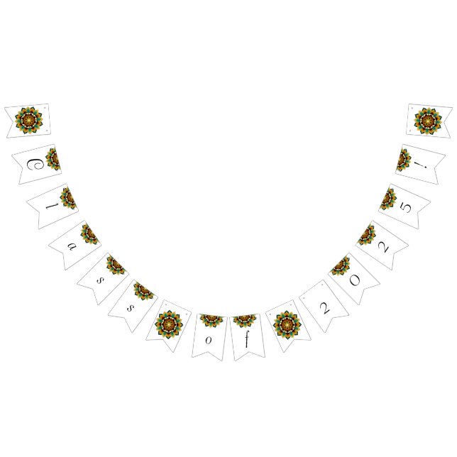 Class of 2025! Mandala in yellow & tan Bunting (All)