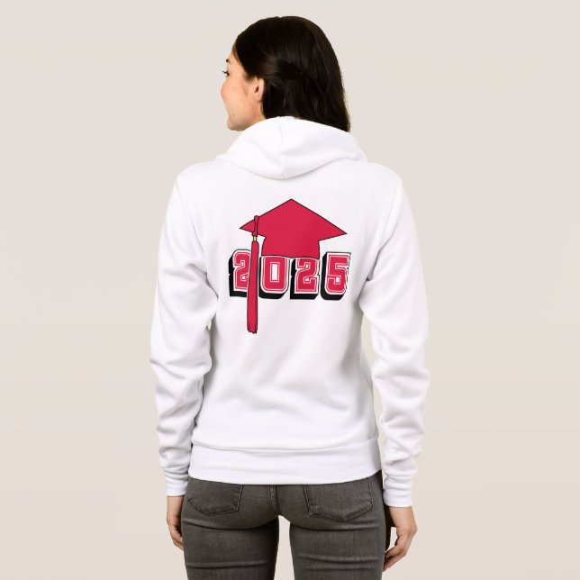 Class of 2025 Mortar Board Design Hoodie (Back Full)