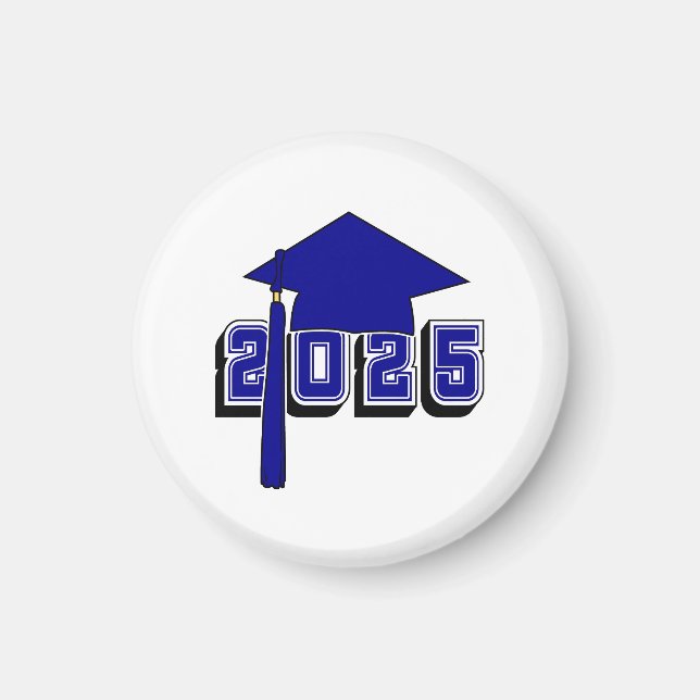 Class of 2025 Mortar Board Design Magnet (Front)