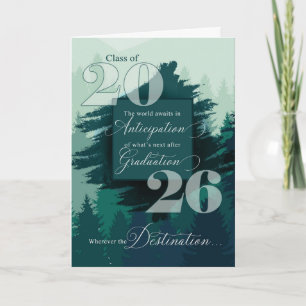 Class of 2025 Mountain Theme Graduation Card