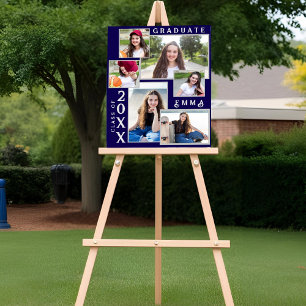 Class of 2025 Multi Photo Graduation Announcement Poster