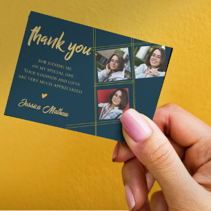 Class of 2025 Multi Photo Graduation Thank you Postcard