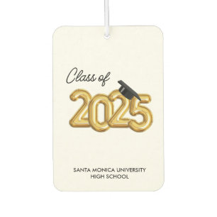 Class of 2025 Personalised Car Air Freshener
