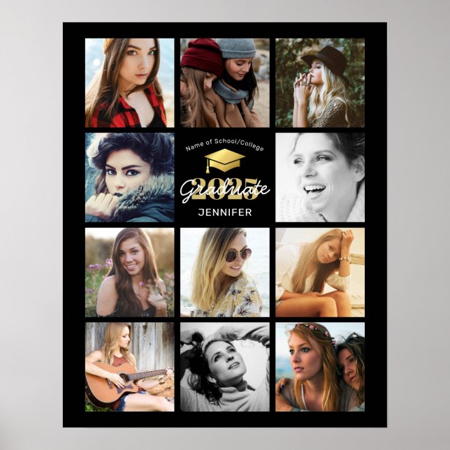 Class of 2025 Photo Graduate Poster (Front)